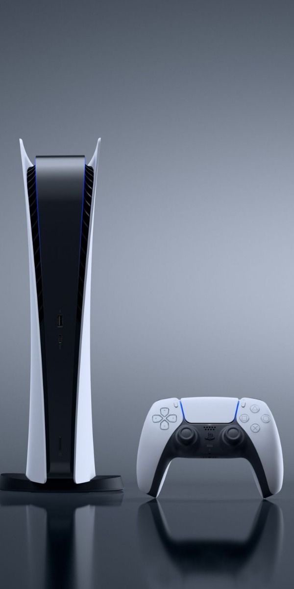 PlayStation 5 edición digital junto a su control DualSense